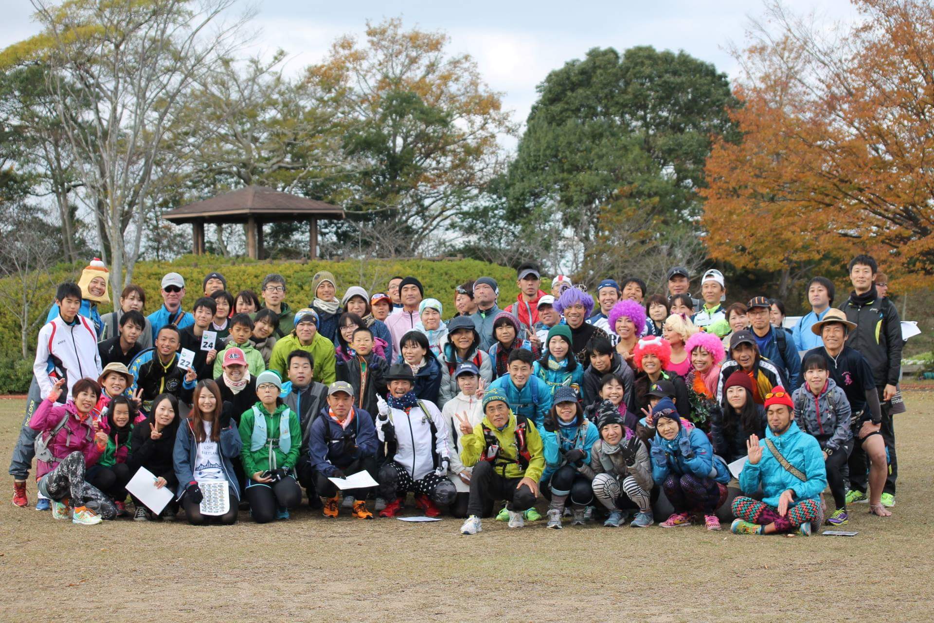 第5回うどん×ロゲイニング大会 集合写真